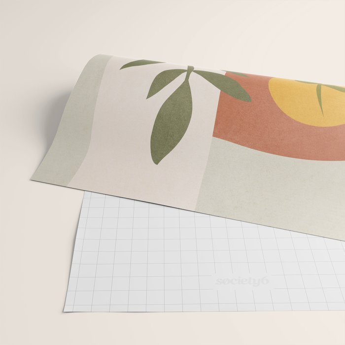 Two Abstract Branches Wrapping Paper Gallery Image 2