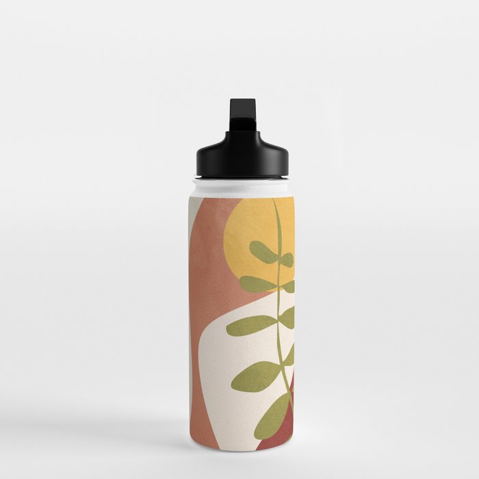 Two Abstract Branches Water Bottle Gallery Image 3