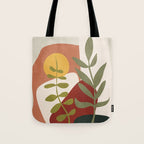 Two Abstract Branches Tote Bag Gallery Image 1