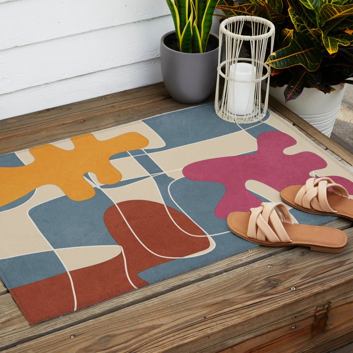 Organic Rhythms 6 Outdoor Rug Gallery Image 2