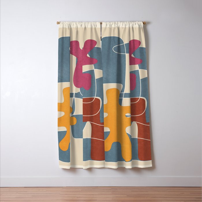 Organic Rhythms 6 Window Curtain Gallery Image 3