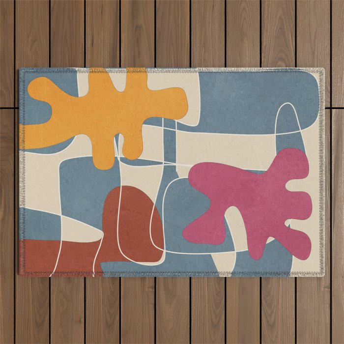 Organic Rhythms 6 Outdoor Rug Gallery Image 1