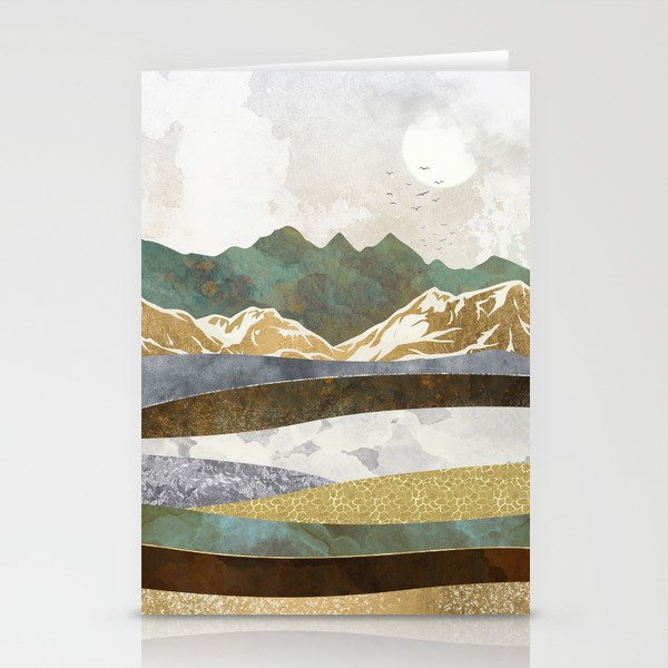 Winter Hills Stationery Card Gallery Image 2