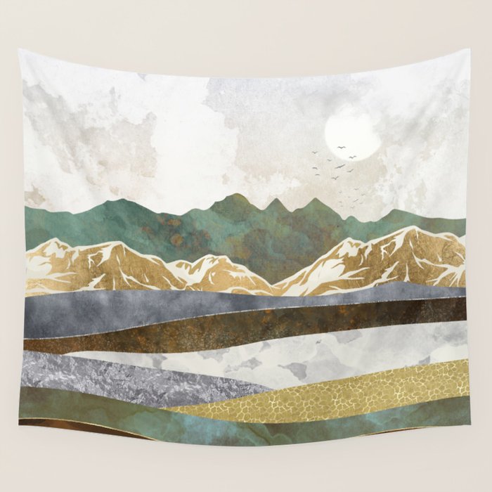 Winter Hills Wall Tapestry Gallery Image 4