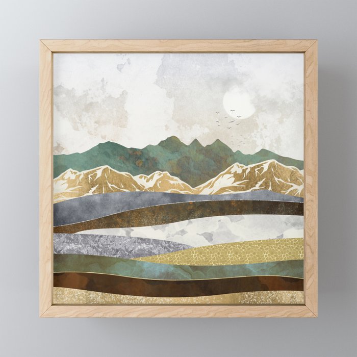 Winter Hills Mini Art Print Gallery Image 1