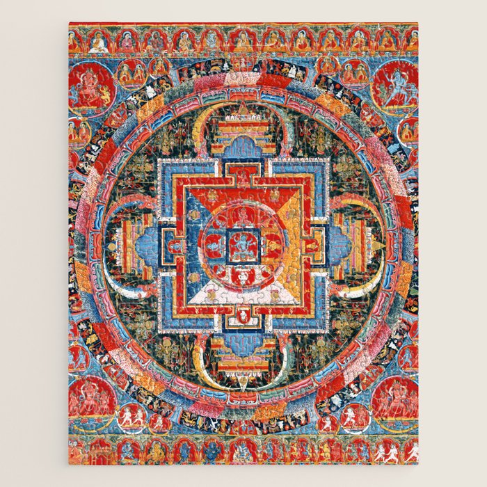 Mandala of Jnanadakini Tibetan Buddhism Jigsaw Puzzle Gallery Image 1