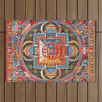 Mandala of Jnanadakini Tibetan Buddhism Outdoor Rug Gallery Image 1
