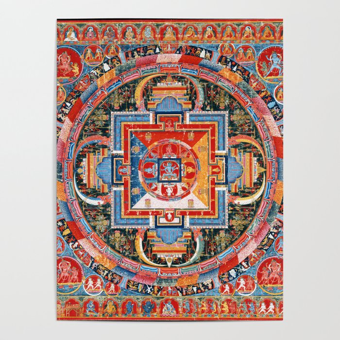 Mandala of Jnanadakini Tibetan Buddhism Poster Gallery Image 4