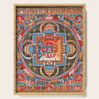 Mandala of Jnanadakini Tibetan Buddhism Serving Tray Gallery Image 1
