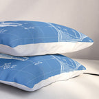 Golf Driver Patent - Golf Art - Blueprint Pillow Sham Gallery Image 3