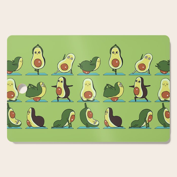 Avocado Yoga Cutting Board Gallery Image 1