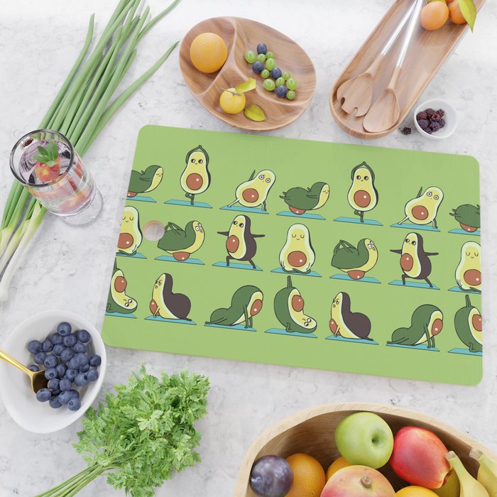 Avocado Yoga Cutting Board Gallery Image 2