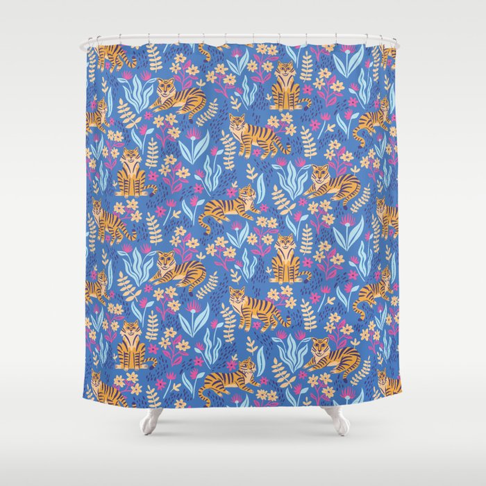 Deep Jungle Shower Curtain Gallery Image 1