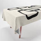 Retro Ink Tablecloth Gallery Image 1