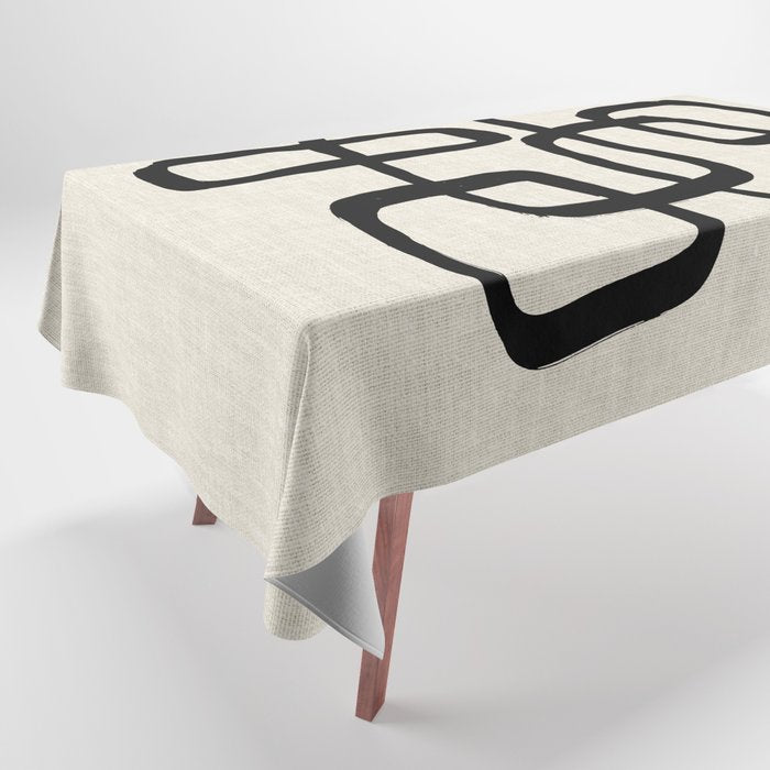 Retro Ink Tablecloth Gallery Image 1