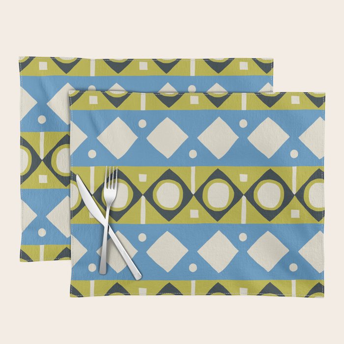 Simple Hand-cut Pattern #1 Placemat Gallery Image 1