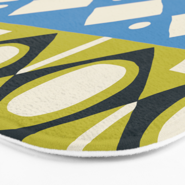 Simple Hand-cut Pattern #1 Bath Mat Gallery Image 3