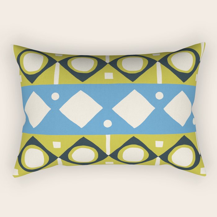 Simple Hand-cut Pattern #1 Rectangular Pillow Gallery Image 1