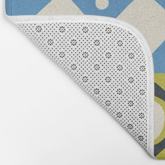 Simple Hand-cut Pattern #1 Bath Mat Gallery Image 2