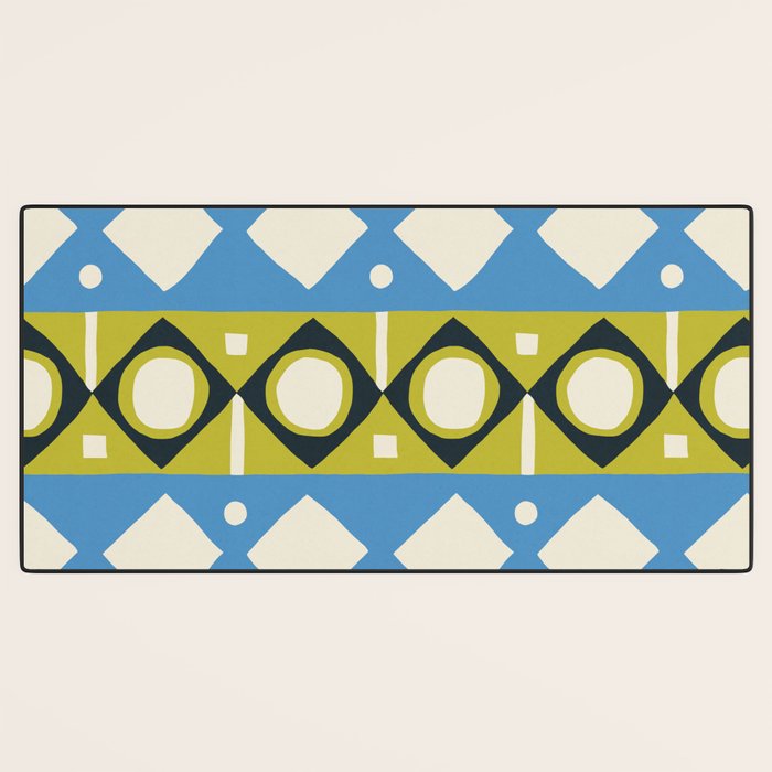 Simple Hand-cut Pattern #1 Desk Mat Gallery Image 3