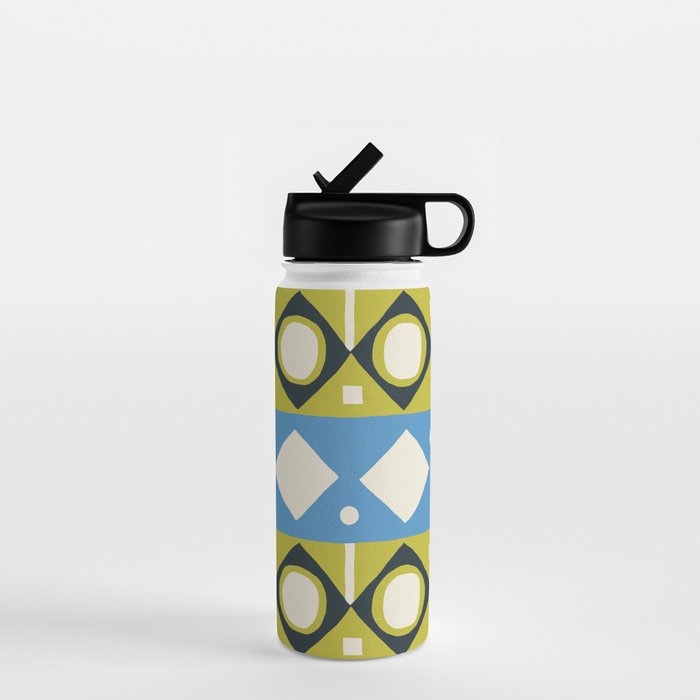 Simple Hand-cut Pattern #1 Water Bottle Gallery Image 1