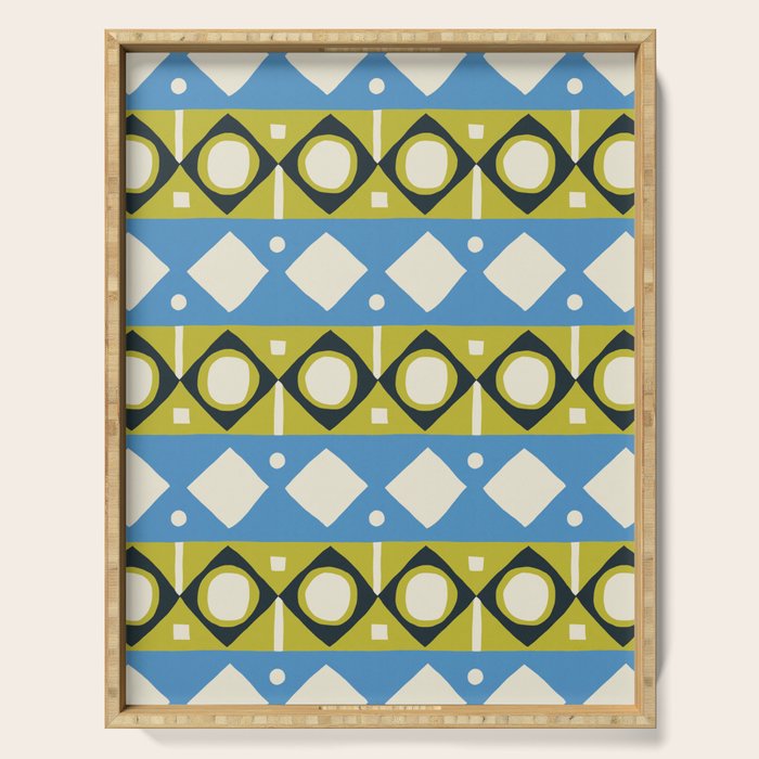 Simple Hand-cut Pattern #1 Serving Tray Gallery Image 1