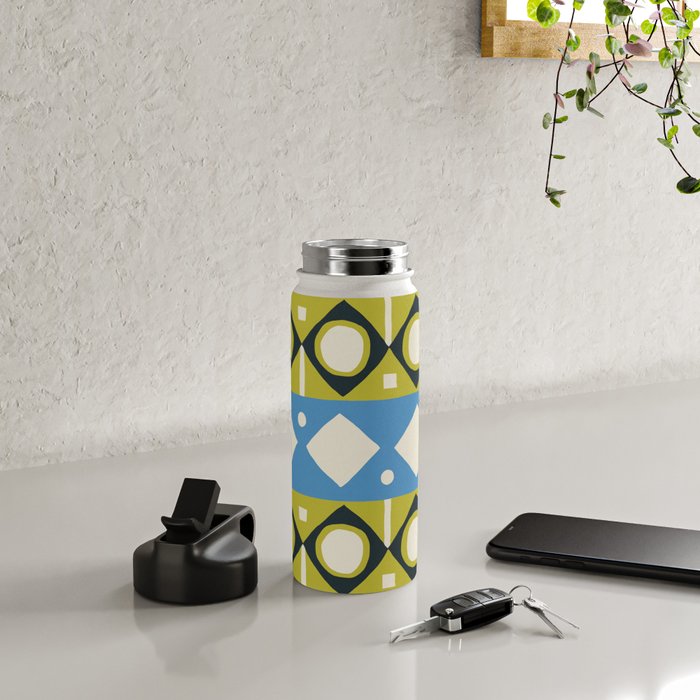 Simple Hand-cut Pattern #1 Water Bottle Gallery Image 4