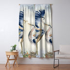 Great Blue Heron Couple Window Curtain Gallery Image 5