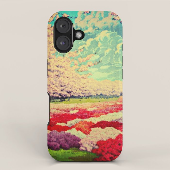  Impending Spring Storm - A Pink Welcome at Yaha - Nature Landscape iPhone Case Gallery Image 1