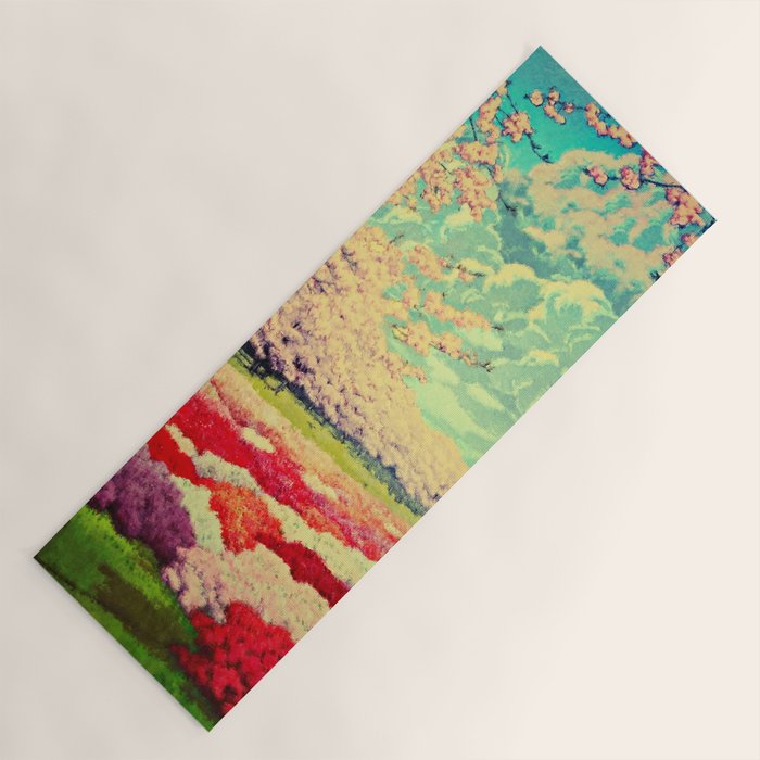  Impending Spring Storm - A Pink Welcome at Yaha - Nature Landscape Yoga Mat Gallery Image 1