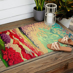  Impending Spring Storm - A Pink Welcome at Yaha - Nature Landscape Outdoor Rug Gallery Image 2