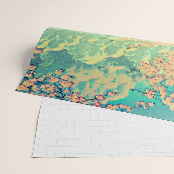  Impending Spring Storm - A Pink Welcome at Yaha - Nature Landscape Wrapping Paper Gallery Image 2