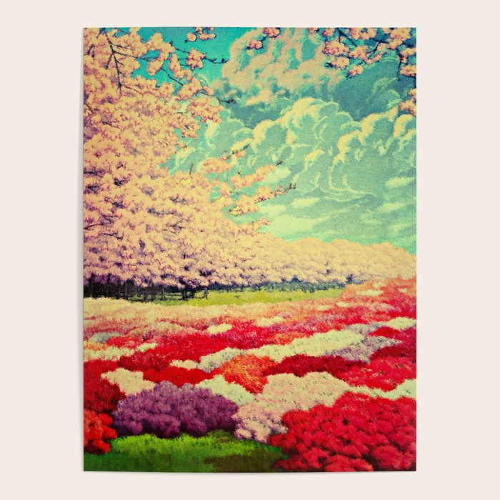  Impending Spring Storm - A Pink Welcome at Yaha - Nature Landscape Poster Gallery Image 1