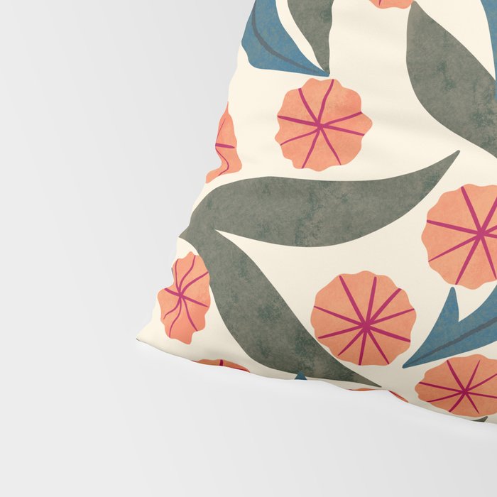 Ruby Floral Pillow Sham Gallery Image 4