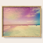 Dancing Waves, Floating Clouds Serving Tray Gallery Image 1