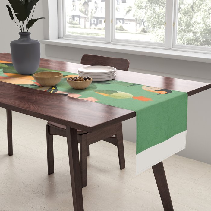 Cactus & Birds 3 Table Runner Gallery Image 2