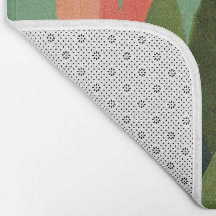 Cactus & Birds 3 Bath Mat Gallery Image 2