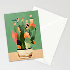 Cactus & Birds 3 Stationery Card Gallery Image 2
