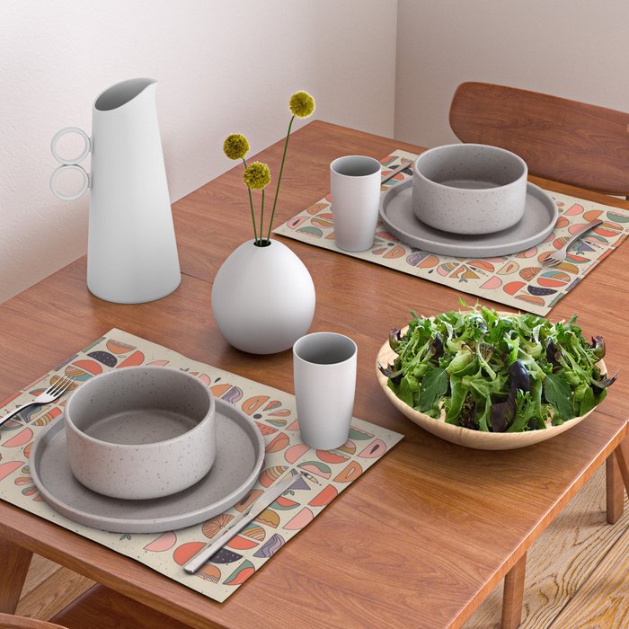 Retro Fruits Placemat Gallery Image 2