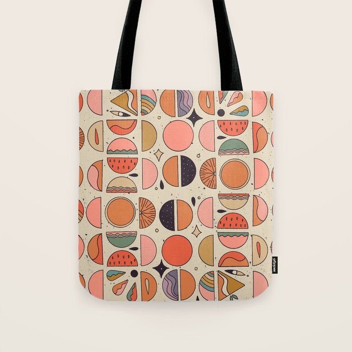 Retro Fruits Tote Bag Gallery Image 1
