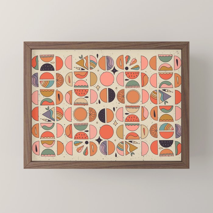 Retro Fruits Mini Art Print Gallery Image 2