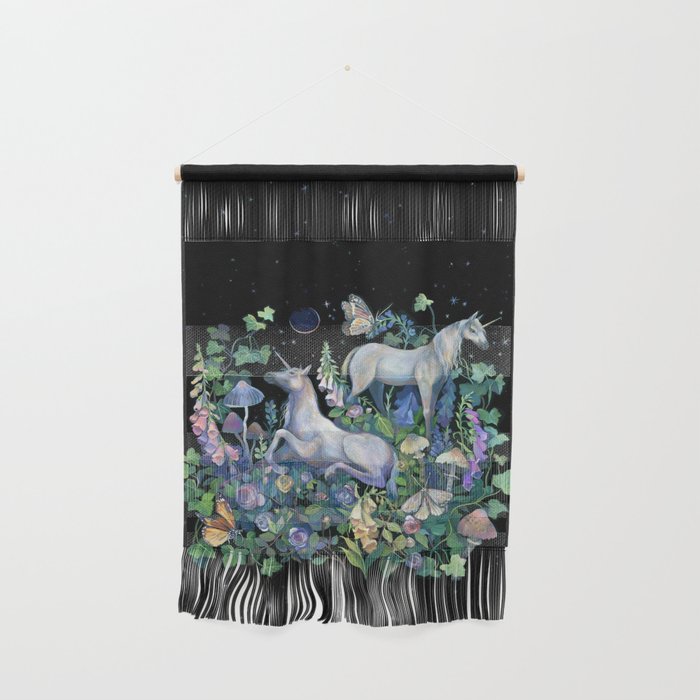 Unicorns Magical Rose Garden Wall Hanging Gallery Image 1
