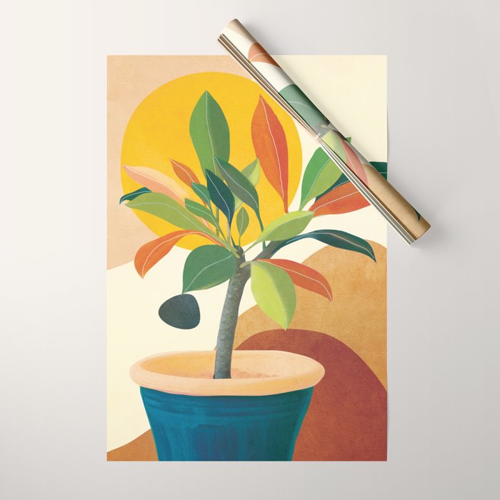 Colorful Branching Out 35 Wrapping Paper Gallery Image 1