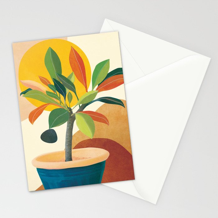 Colorful Branching Out 35 Stationery Card Gallery Image 2