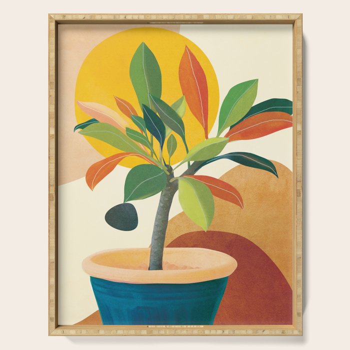 Colorful Branching Out 35 Serving Tray Gallery Image 1