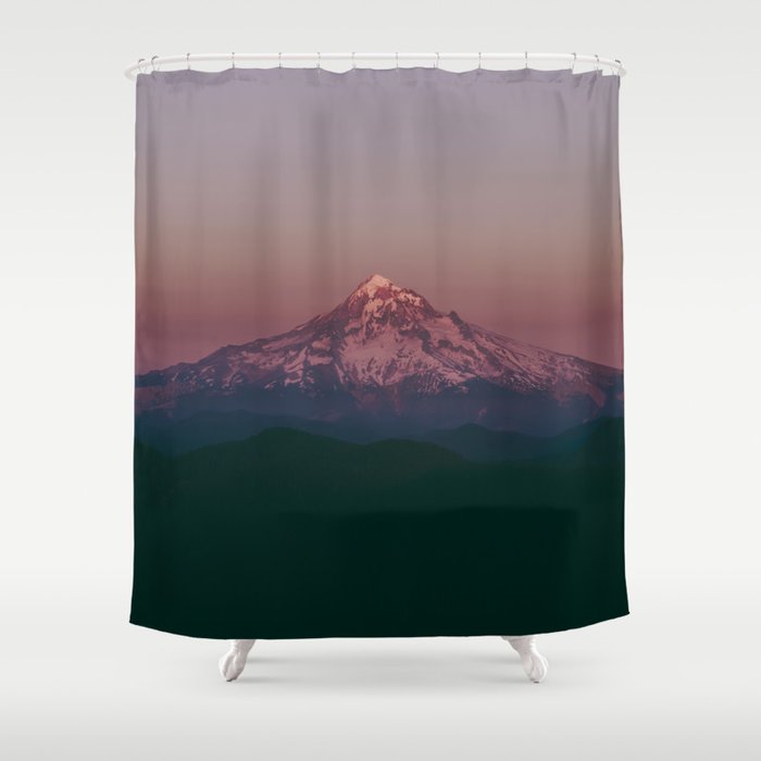 Evenings at Hood Shower Curtain Gallery Image 1