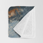Earth watercolor splashes 2 Throw Blanket Gallery Image 3