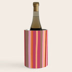 Sunday Morning Stripes Inspired by PANTONE 17 1230 Mocha Mousse Wine Chiller Gallery Image 2