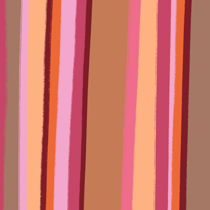 Sunday Morning Stripes Inspired by PANTONE 17 1230 Mocha Mousse Coffee Mug Gallery Image 2