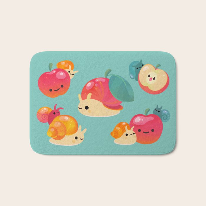 Apple snail Bath Mat Gallery Image 1